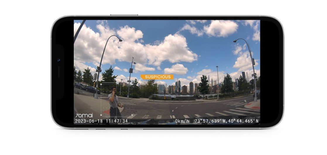 Kamera do auta 70mai 4K A810 HDR Dash Cam Set