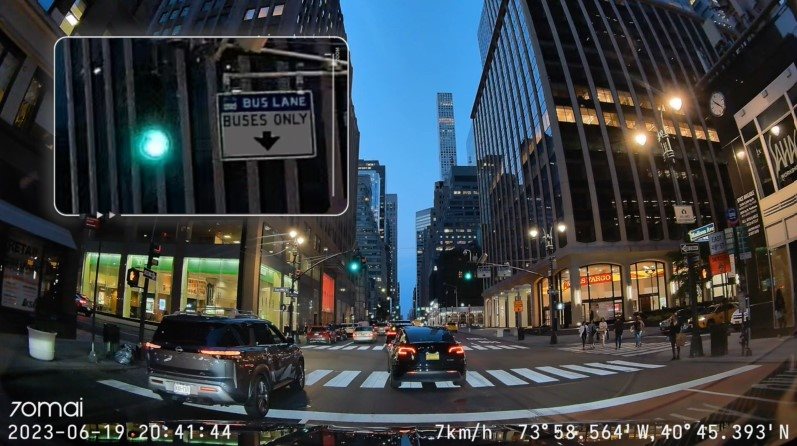 Kamera do auta 70mai 4K A810 HDR Dash Cam Set