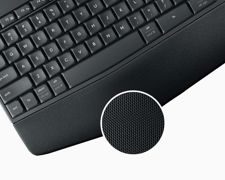 Klávesnice Logitech - polstrování