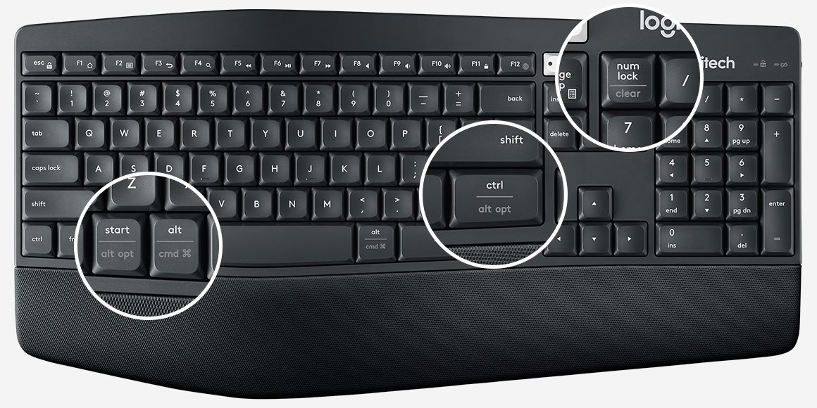 Klávesnice Logitech - více možností