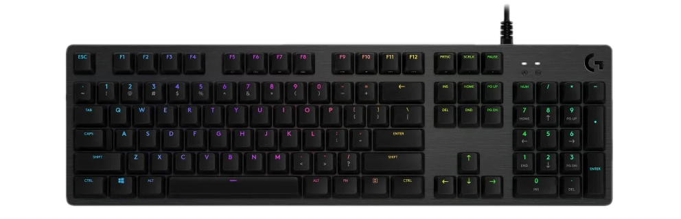 Logitech G512 Carbon Lightsync, GX Brown- CZ/SK