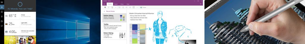 Cortana mit einem Klick