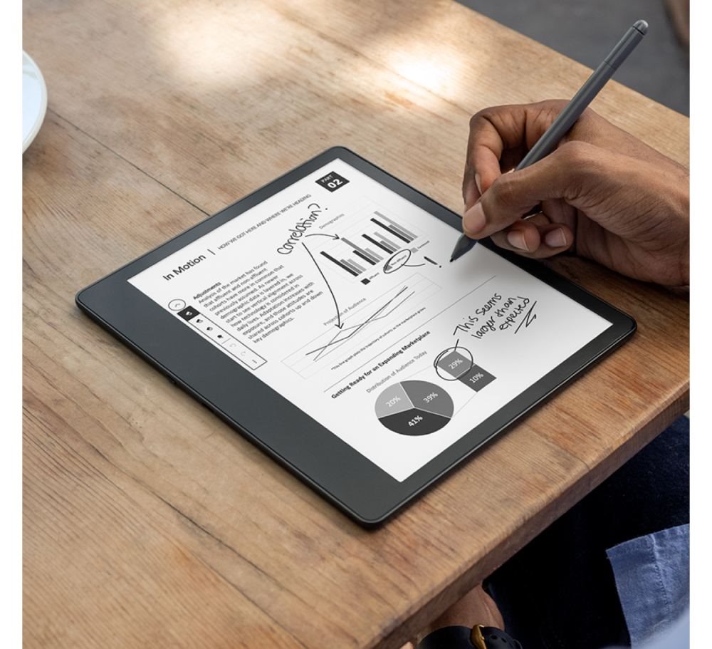 Elektronická čtečka knih Amazon Kindle Scribe 2022 s 10,2" displeje a stylusem