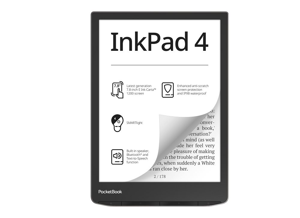 Elektronická čítačka kníh PocketBook 743G InkPad 4