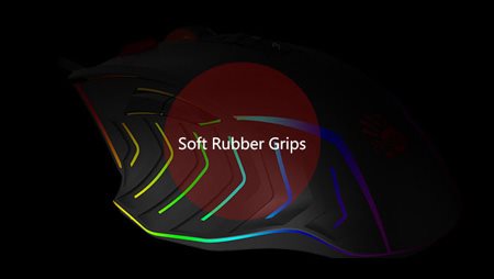 Pogumované uchopenie Herná myš A4tech Bloody J95