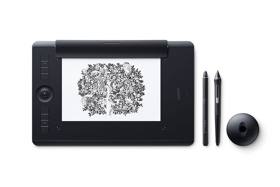 Stylové černé provedení Grafický tablet Wacom Intuos Pro Paper