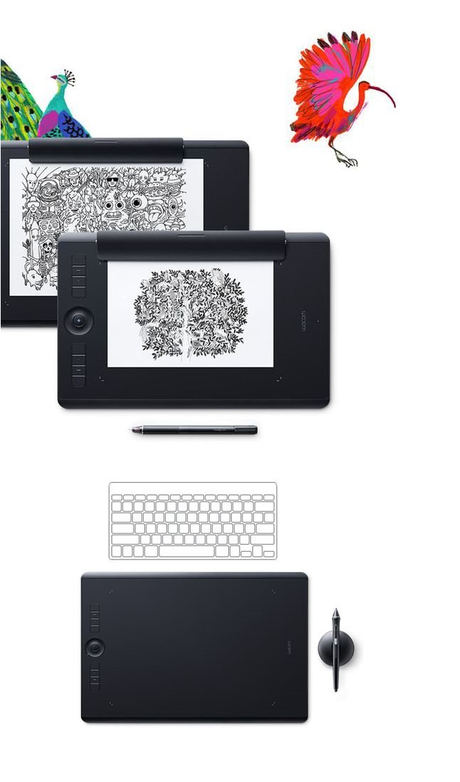 Graphic tablet with sophisticated details Wacom Intuos Pro Paper