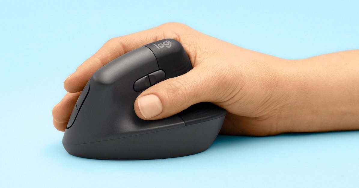 Logitech Lift Vertical Ergonomic Mouse Graphite