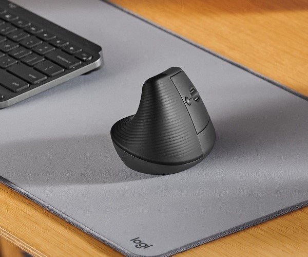 Logitech Lift Vertical Ergonomic Mouse Graphite