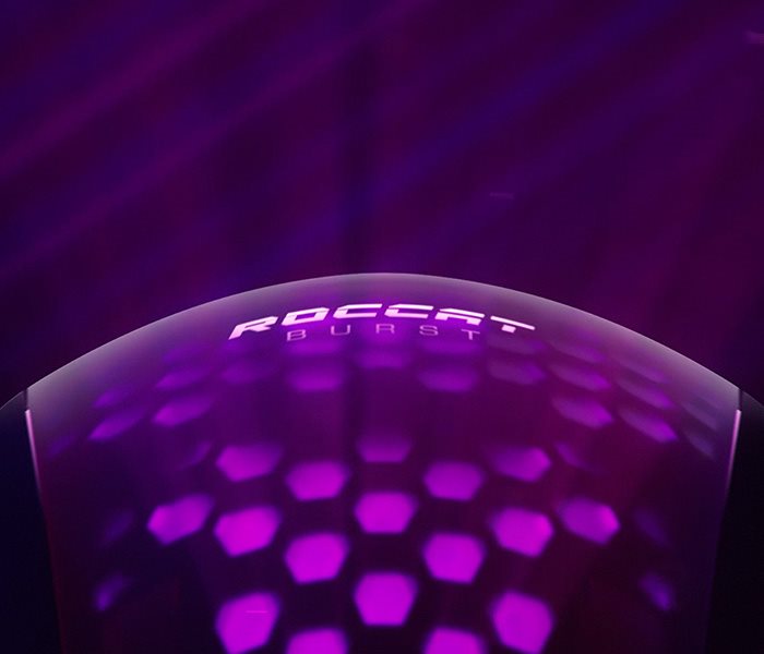 Odľahčená konštrukcia Herná myš ROCCAT Burst Pro