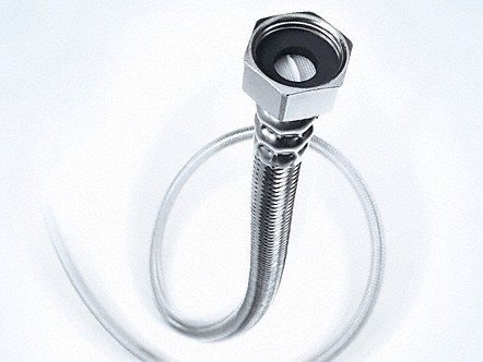 Miele WTR 870 WPM The inlet hose is braided with metal for maximum protection