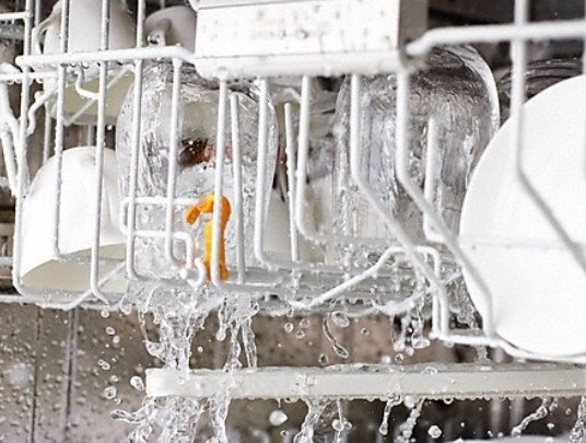 Washing with fresh water