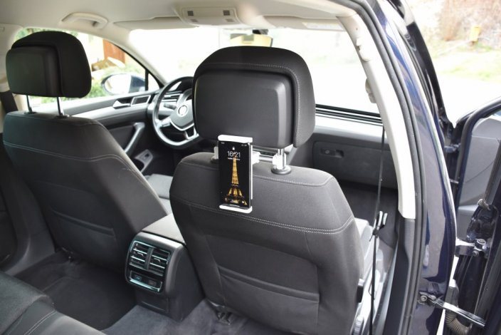 Misura Tablet and Mobile Phone Holder for Car, Red