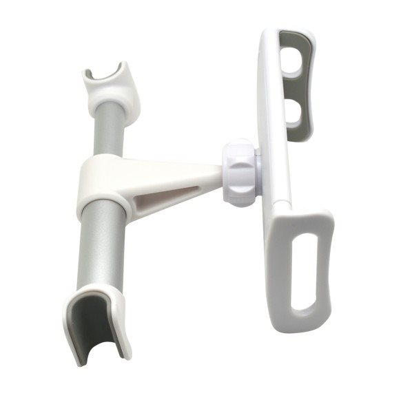 Misura Tablet and Mobile Phone Holder for Car, White/Silver