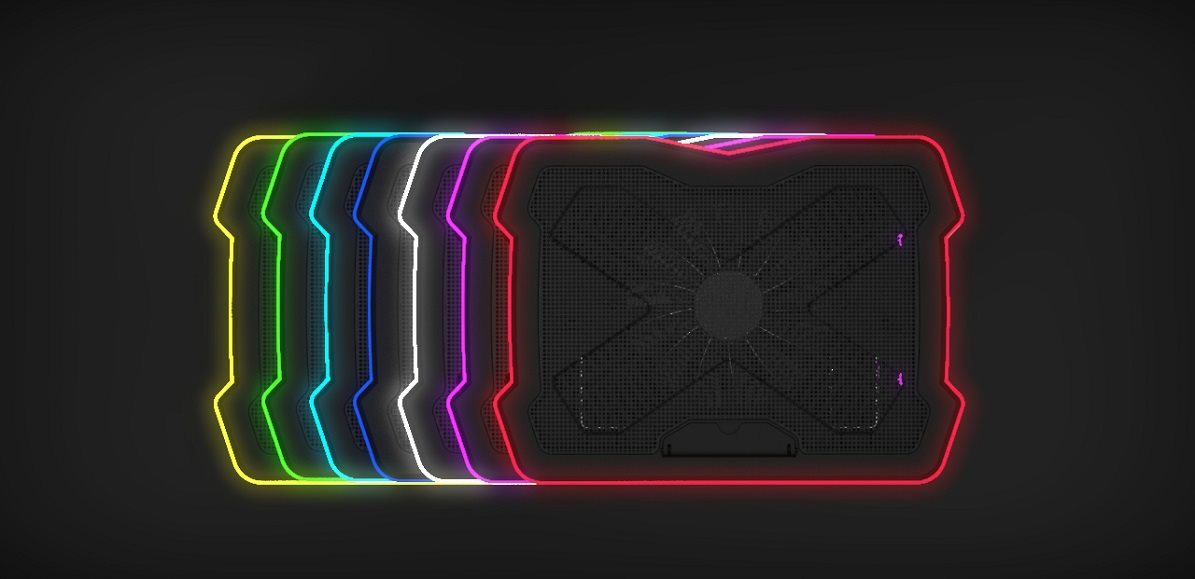 Cooling pad EVOLVEO Ania 6RGB Cooling pad EVOLVEO Ania 6RGB