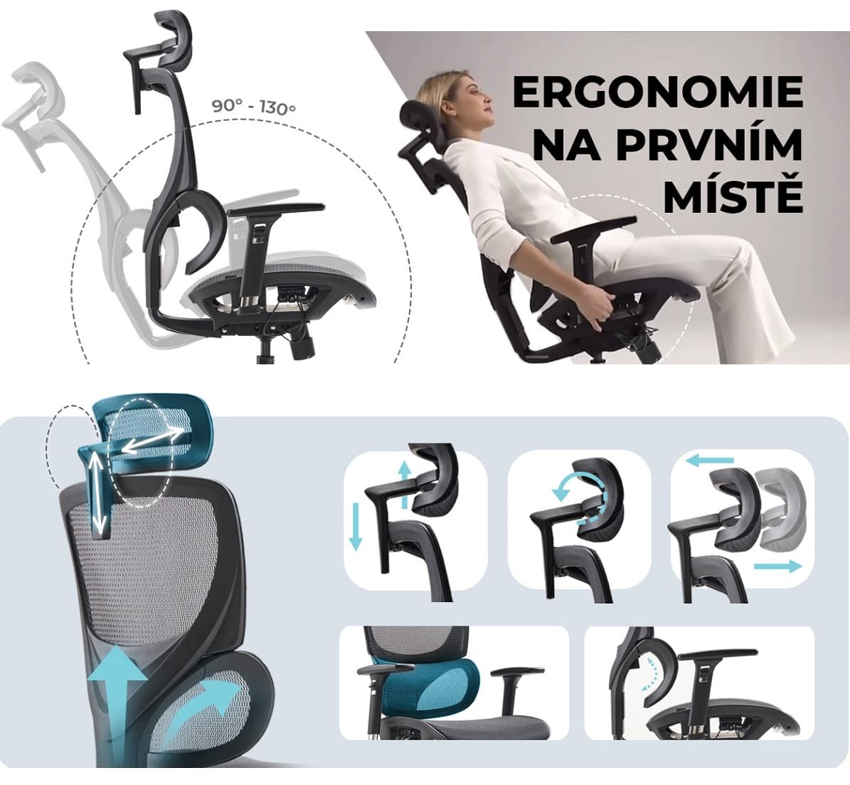 Kancelářská židle MOSH AirFlow 626