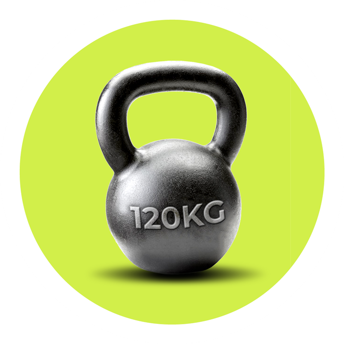 120 kg-os teherbírás