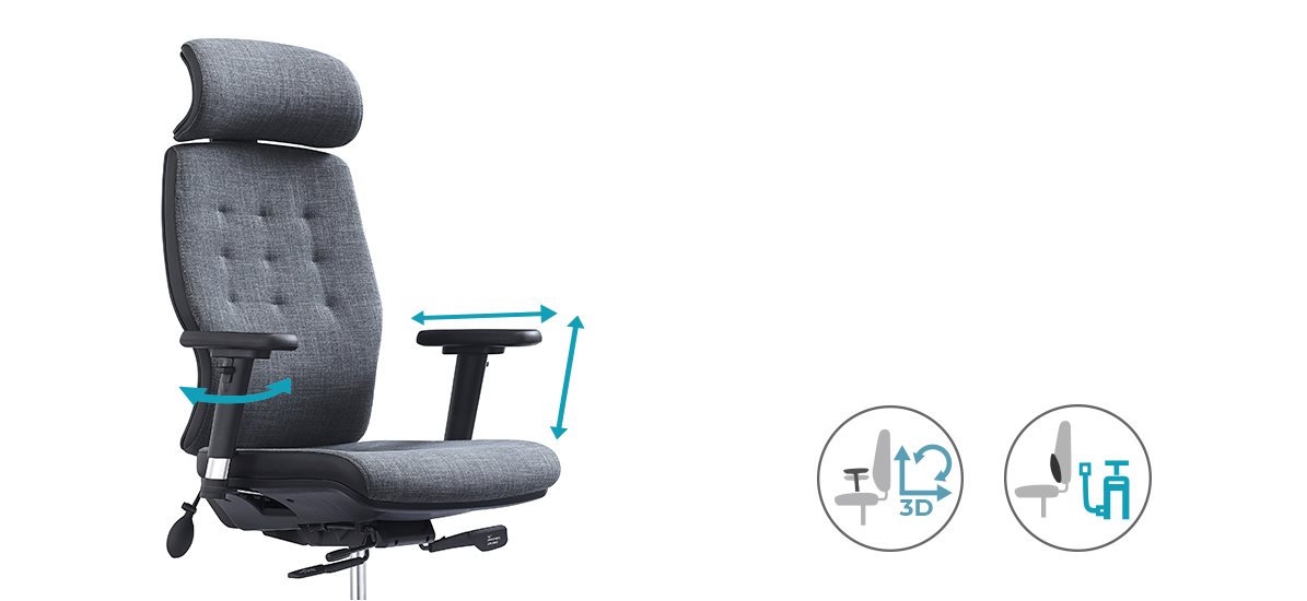MOSH Elite H Office Chair Black-Red