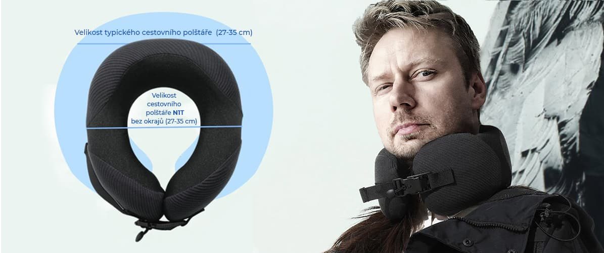 Cestovní polštářek MOSH ERGO2 N1T Cestovní polštářek MOSH ERGO2 N1T