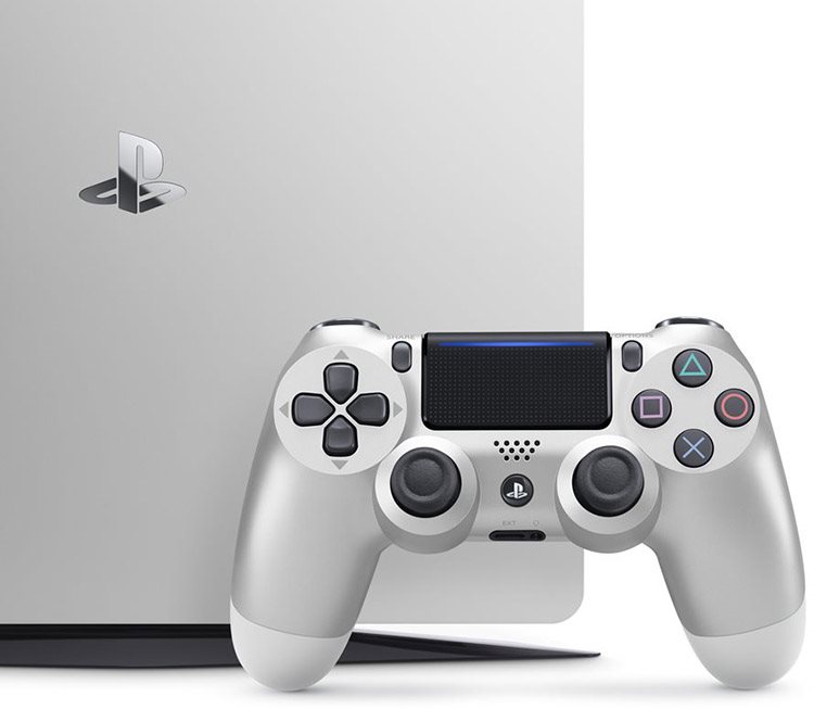Stříbrný DualShock DualShock