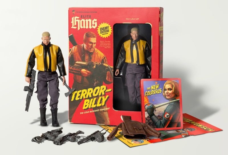 Wolfenstein II: The New Colossus Collector's Edition - obsah sběratelské edice