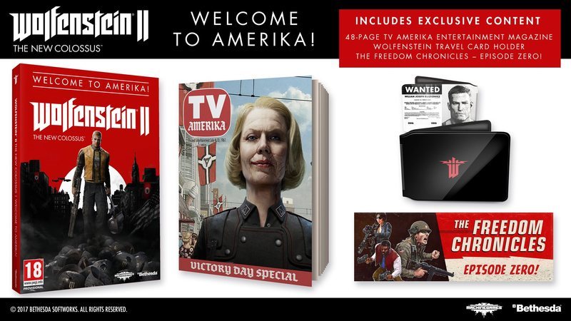 Wolfenstein II: The New Colossus Welcome to Amerika! - obsah edice