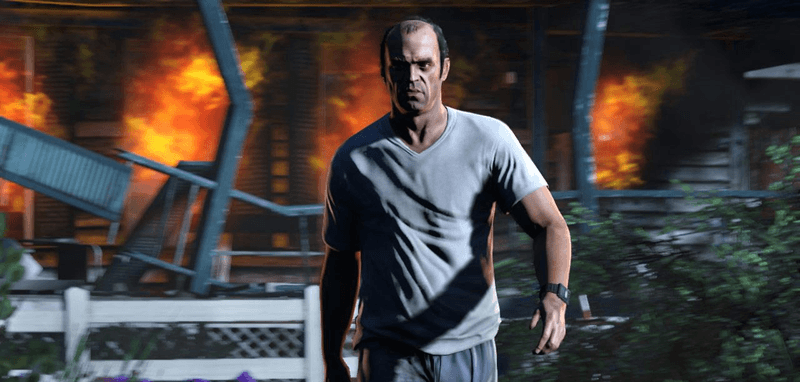 Trevor Philips je pošahaný bývalý voják, který si nebere servítky a jde k cíli přes mrtvoly Grand Theft Auto V - PS4