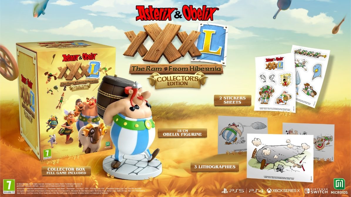 Asterix & Obelix XXXL: The Ram From Hibernia - Collectors Edition - PS4 Asterix & Obelix XXXL: The Ram From Hibernia - Collectors Edition - PS4