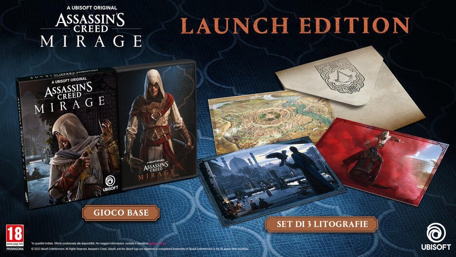 Assassins Creed Mirage: Launch Edition PS4