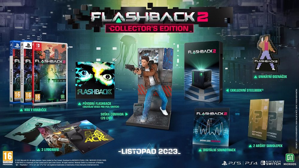 Flashback 2 gyűjtői kiadás PS4/PS5