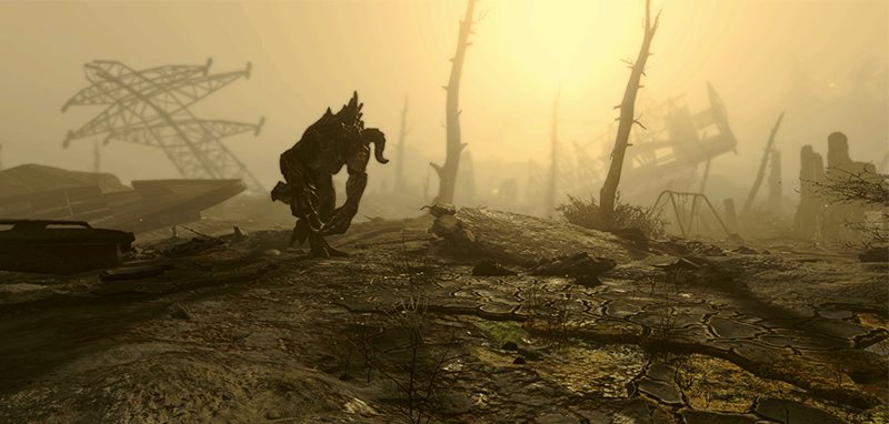 The wasteland is home to many creatures