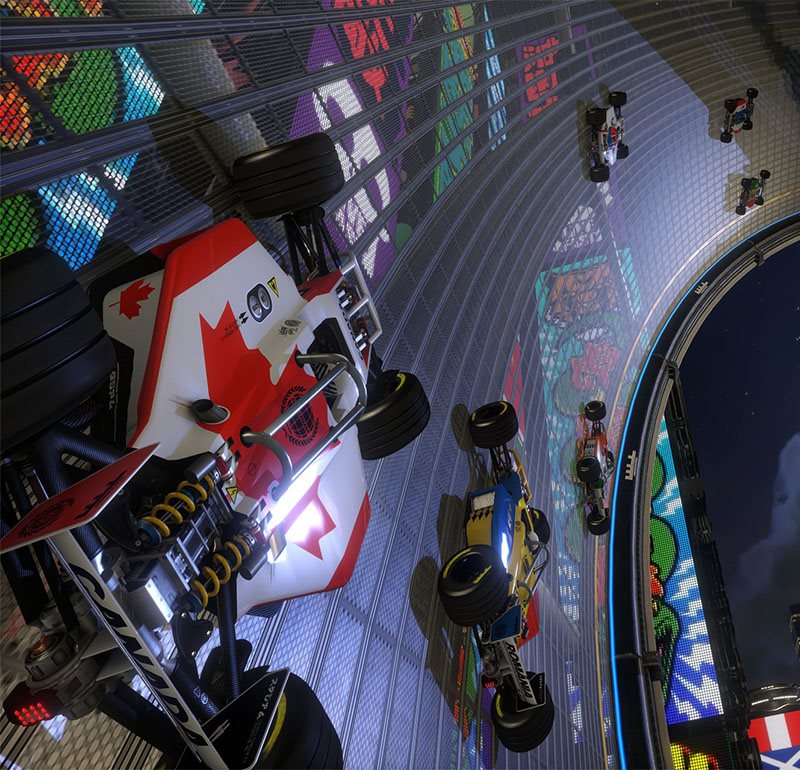 Accessible racing with depth