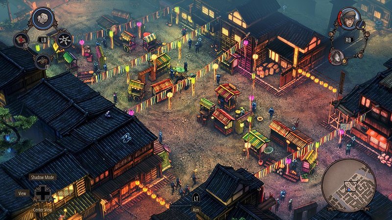 Shadow Tactics: Blades of the Shogun - spousta možností interakce