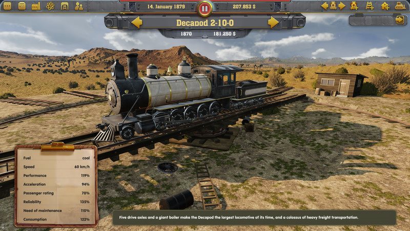 Railway Empire - grafické zpracování