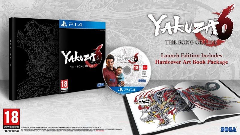 Yakuza 6: The Song of Life - PS4 - obsah Essence of Art edice