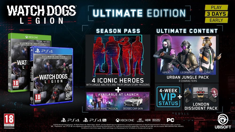 Watch Dogs Legion Ultimate Edition Watch Dogs Legion Ultimate Edition