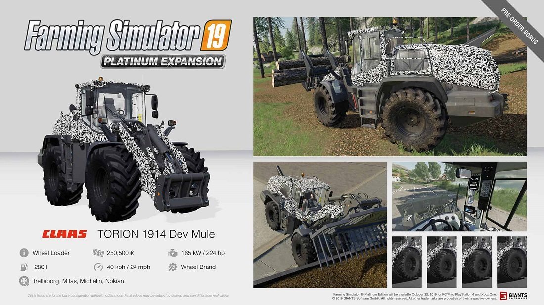 Farming Simulator 19 Platinum Edition - Xbox One - Console Game