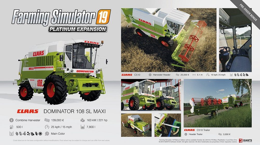 Farming Simulator 19 Platinum Edition
