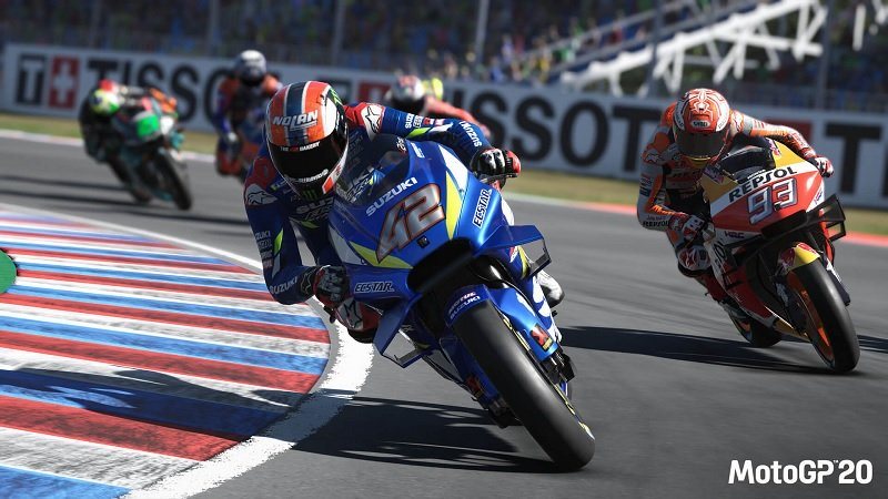 MotoGP 20, Bildschirmfoto