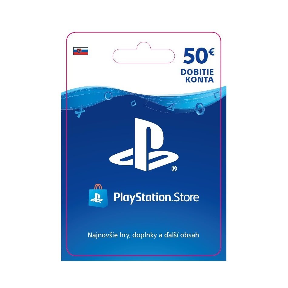 PlayStation Store Top-up Card - €50 Credit - SK Digital PlayStation Store Top-up Card - €50 Credit - SK Digital