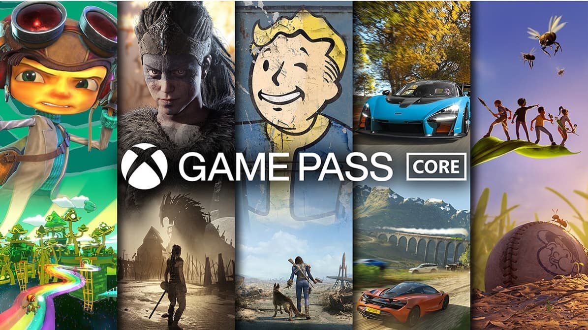 Xbox Game Pass Core Wiederaufladbare Karte