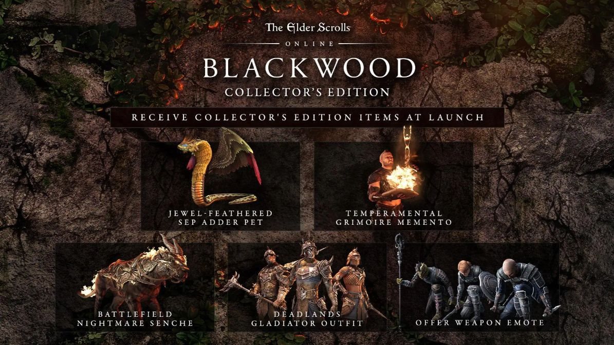 The Elder Scrolls Online Blackwood Collectors Edition Upgrade