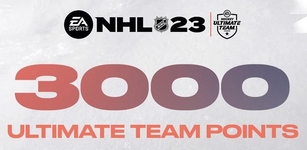 NHL 23: Ultimate Team 3,000 Points Xbox