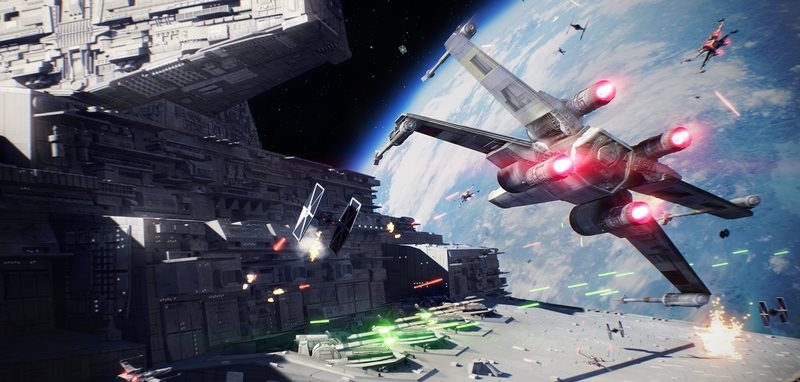 Star Wars: Battlefront II - vesmírné bitvy