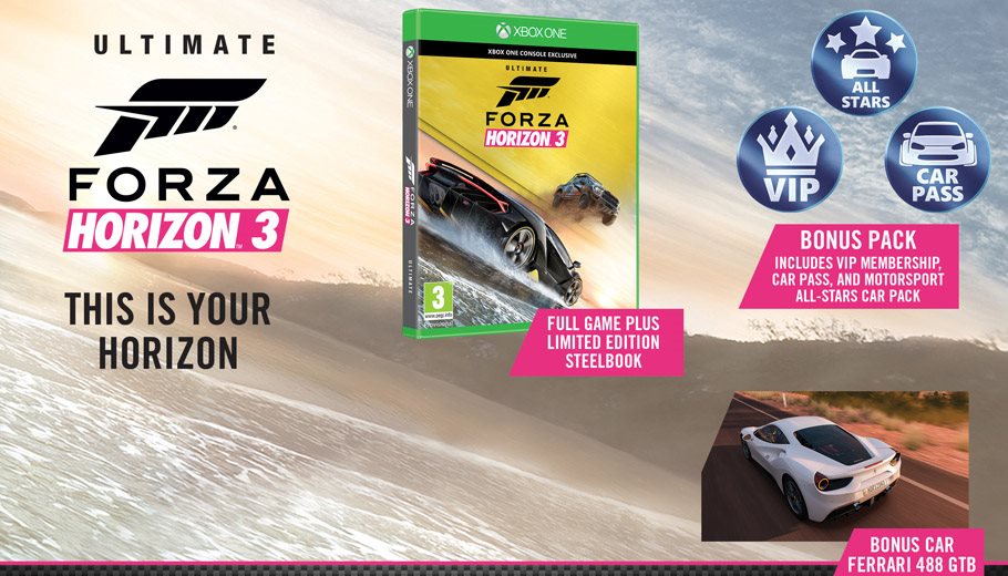 Buy Xbox One Forza Horizon 3 Ultimate Edition