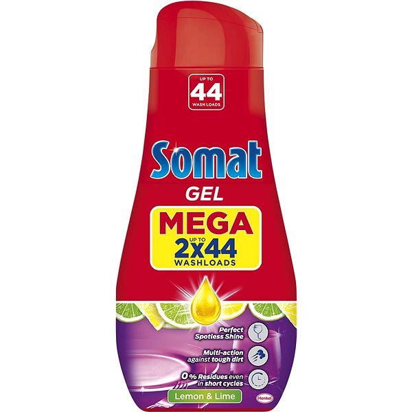 SOMAT dishwasher gel All in One Lemon SOMAT dishwasher gel All in One Lemon
