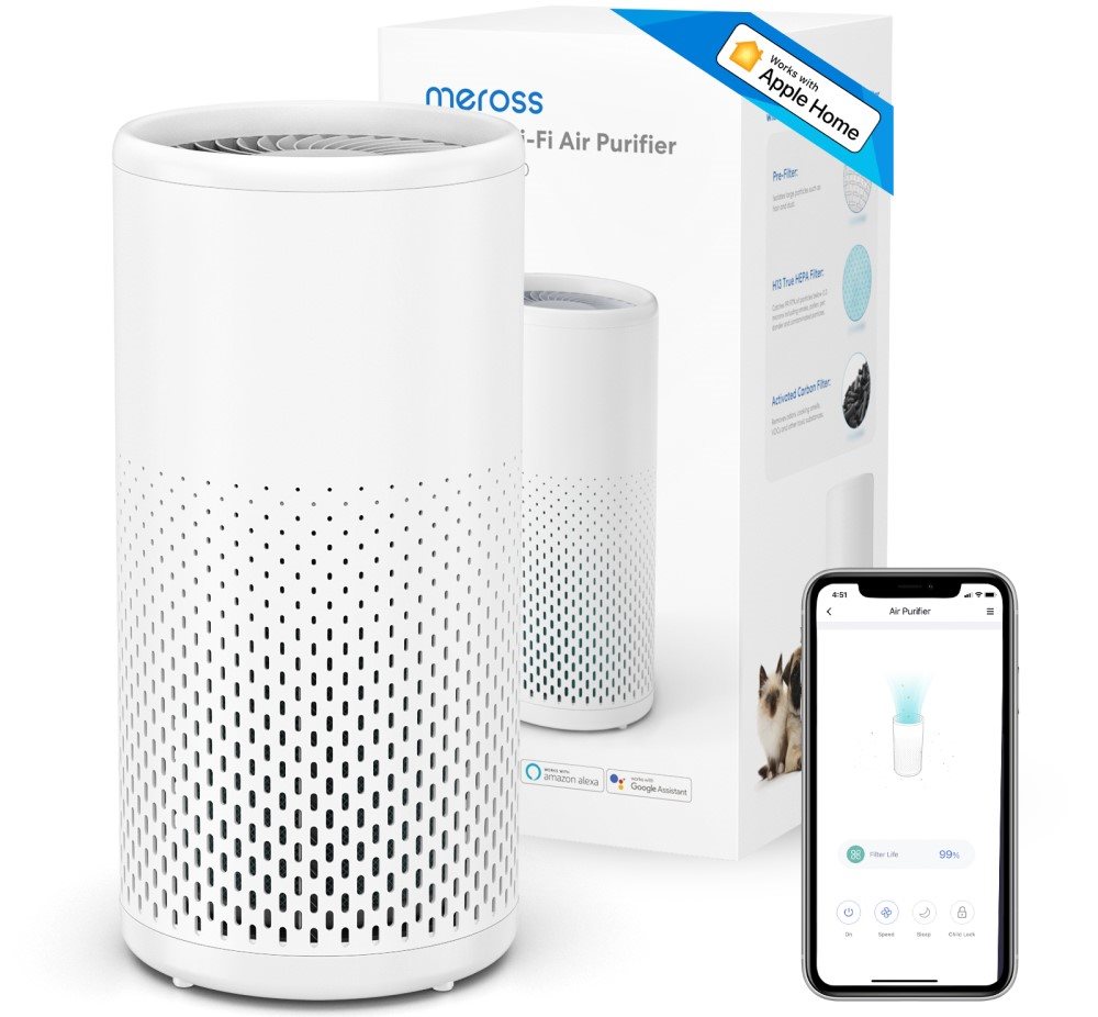 Čistička vzduchu Meross Smart Wi-Fi Air Purifier