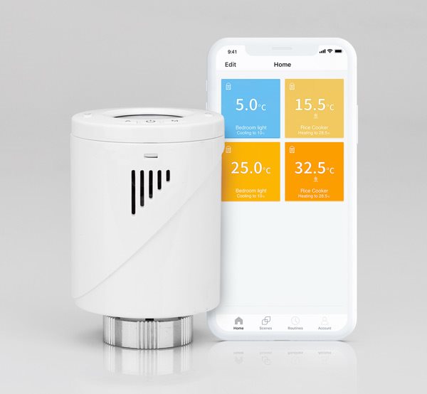 Meross Smart Thermostat Valve MTS100 Mobile Applikation