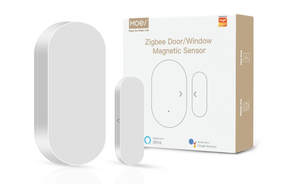 Senzor na dvere a okná MOES Gate & Window Sensor, Zigbee