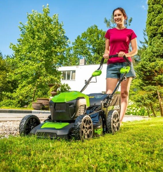 Aku sekačka Greenworks GD60LM46SP 60V